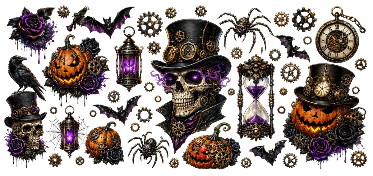 Steampunk Skull Gentleman
