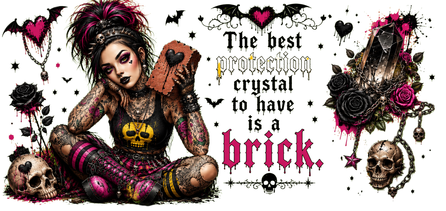 The Best Protection Crystal To Have is A Brick