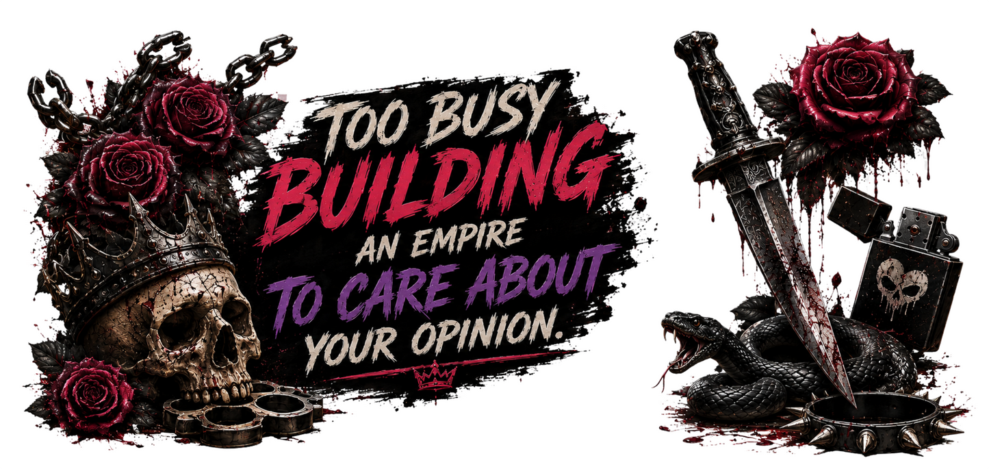 Too Busy Building an Empire To Care About Your Opinion