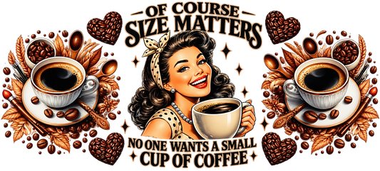 Vintage Coffee Queen Tumbler Wrap