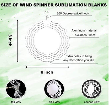 Customized  8 inch Wind Spinner