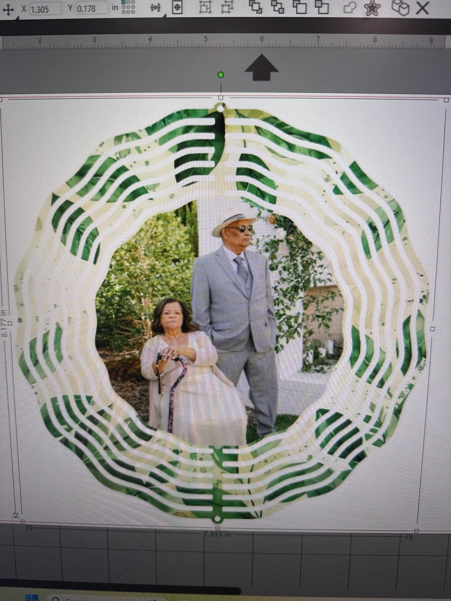 Customized  8 inch Wind Spinner