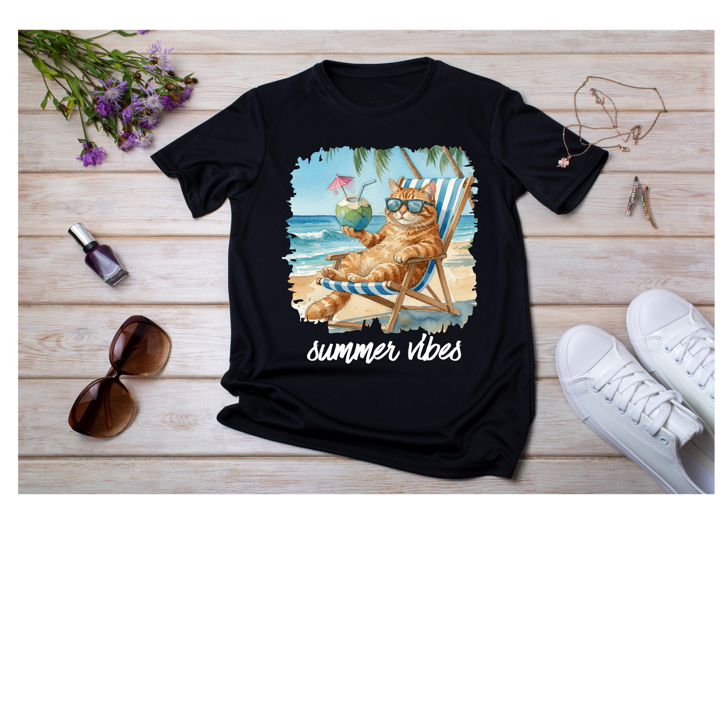 Feral Girl Summer Cat