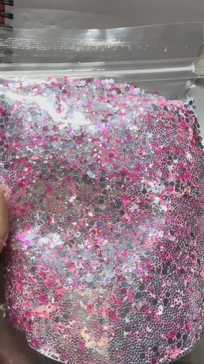 4 oz Glitter  -Disco Barbie Mirror Glittler