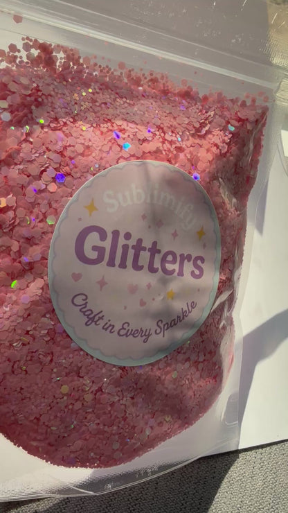 4 oz Glitter  - Cupid Blush