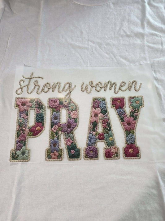 Strong Woman Pray