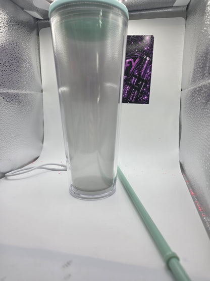 24 oz glow in the dark snow globe