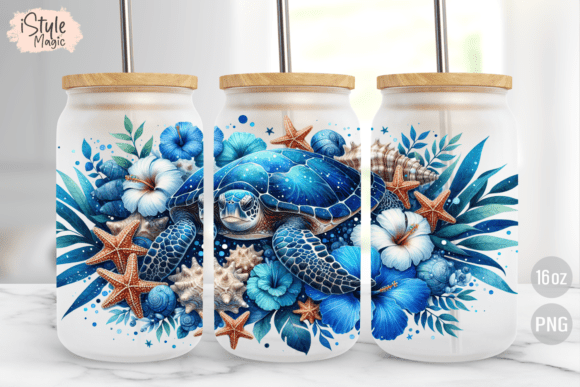 Sea Turtle blue