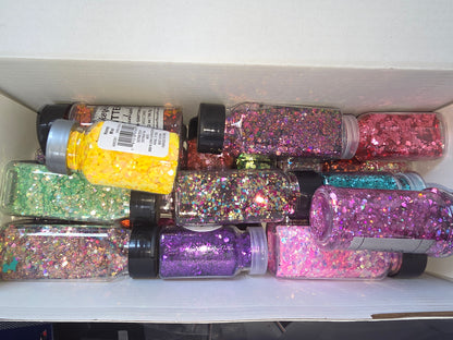 Raffle Box of mixed glitter!