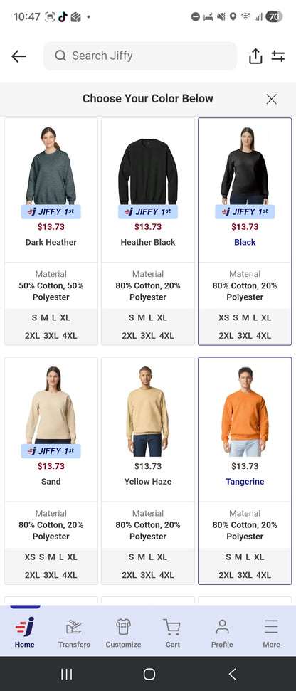 Soft style Crewneck sweatshirt