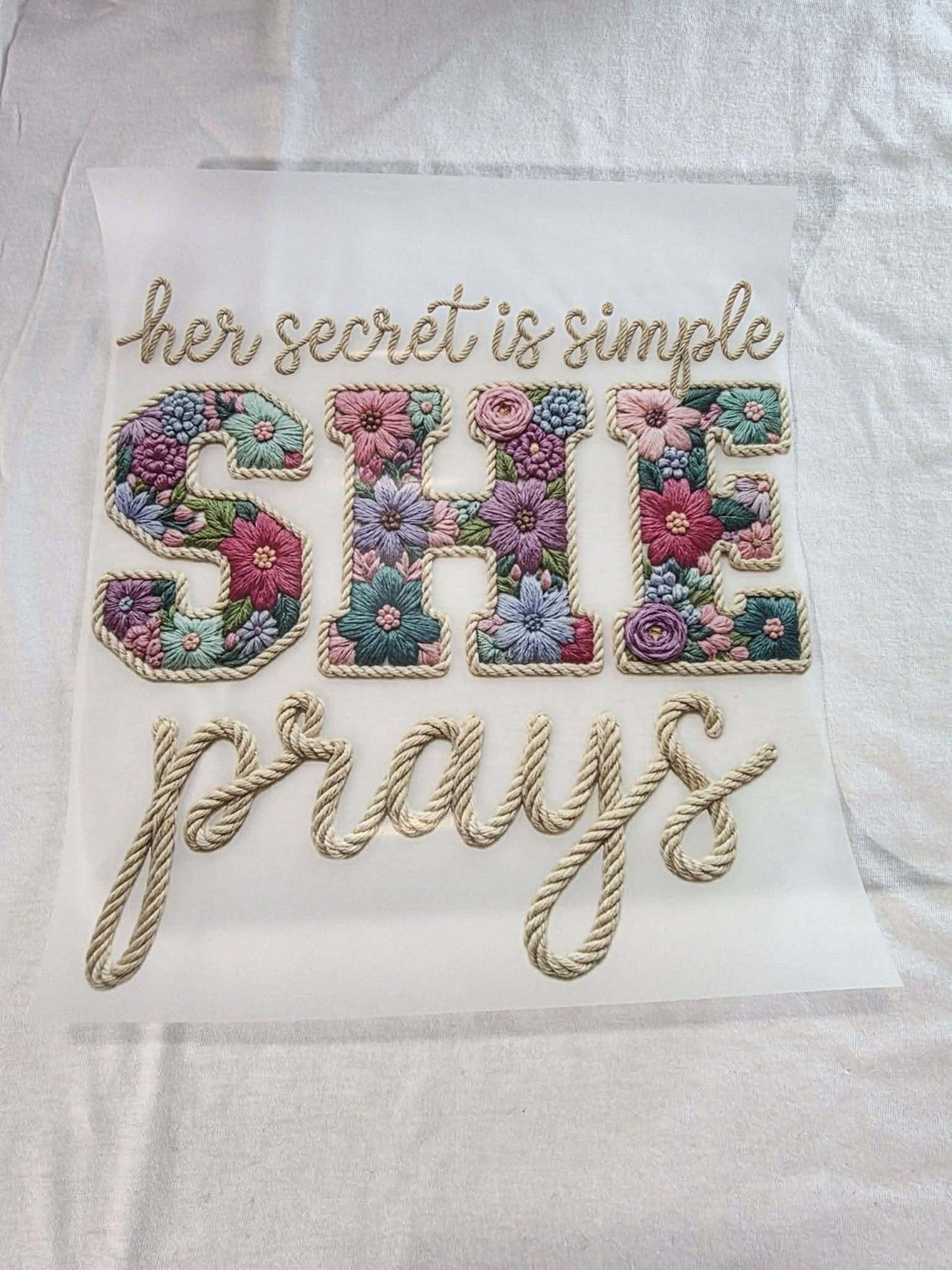 Her Secret - She prays