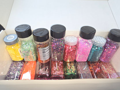 Raffle Box of mixed glitter!