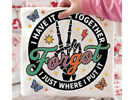 I have it together...