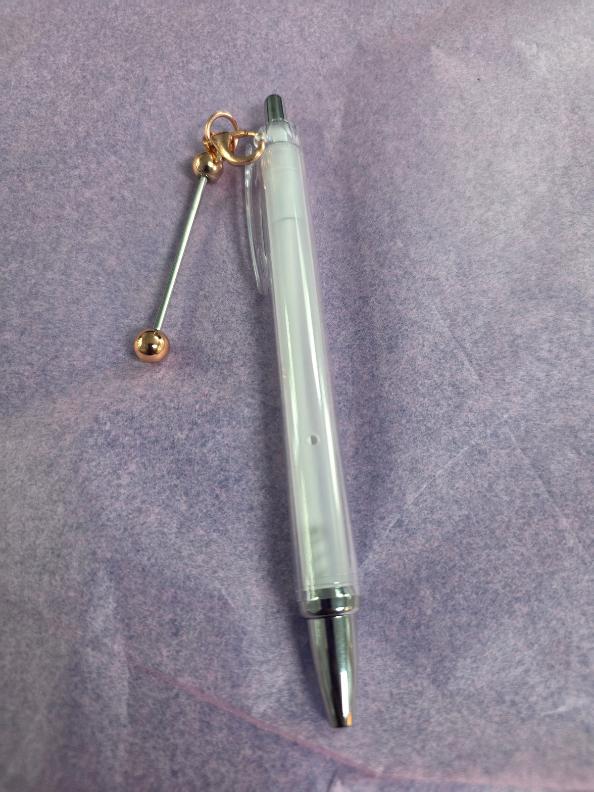 Clear Beadable Pen
