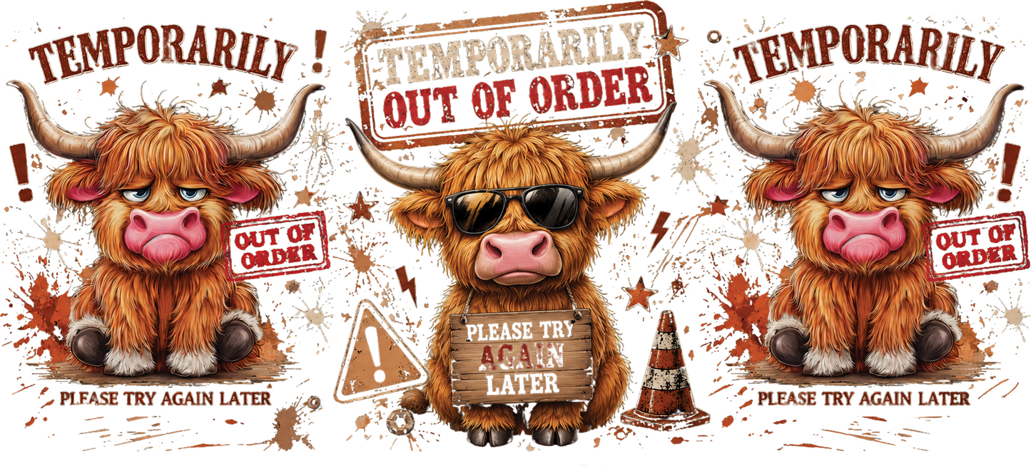 temporarily out of order